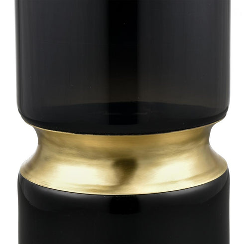 Elk Brooke Vase Medium (2 pack) (2 pack) in Black Finish Model: S0014-10109