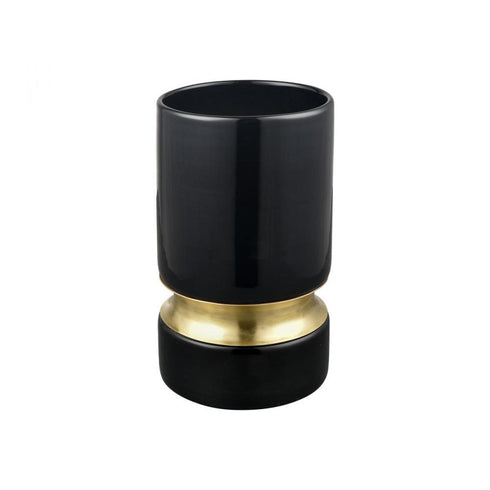 Elk Brooke Vase Small (2 pack) (2 pack) in Black Finish Model: S0014-10107