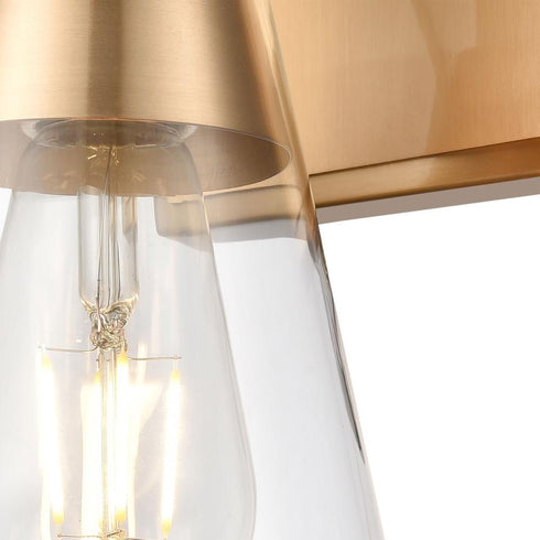 Elk Brookville VANITY LIGHT in Burnished Brass Finish Model: 47670/1