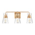 Elk Brookville VANITY LIGHT in Burnished Brass Finish Model: 47672/3