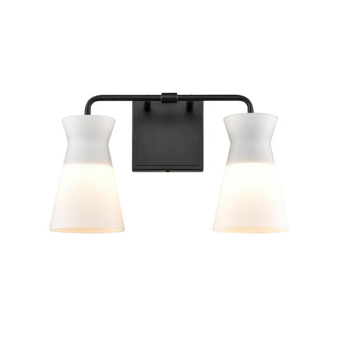 Elk Brookville VANITY LIGHT in Matte Black Finish Model: 47771/2