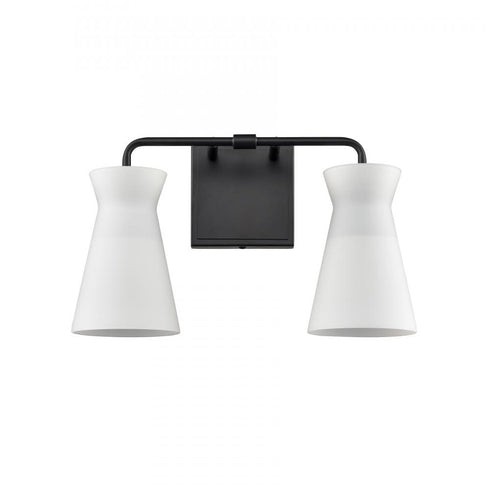 Elk Brookville VANITY LIGHT in Matte Black Finish Model: 47771/2