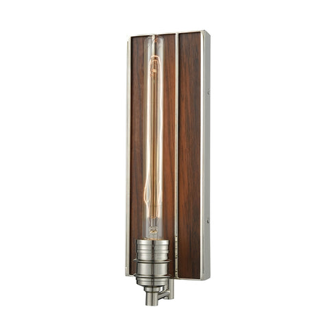 Elk Brookweiler 1 Light SCONCE in Polished Nickel Finish Model: 16433/1