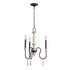 Elk Brownell 17 Inch Wide 3 Light Chandelier in Anvil Iron Model: 90200/3