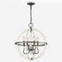 Elk Brownell 20 Inch Wide 4 Light Chandelier in Anvil Iron Model: 90203/4