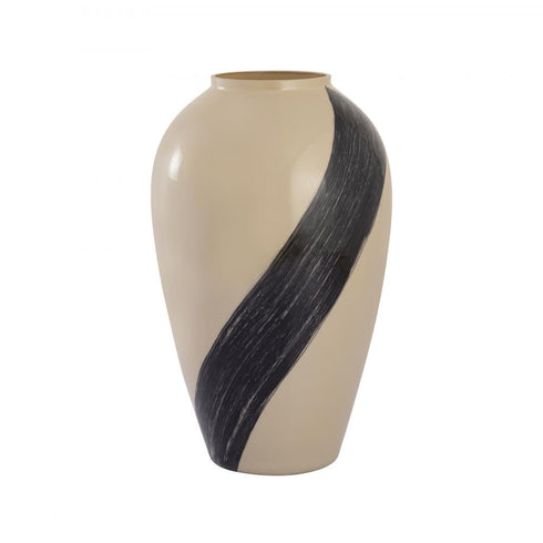 Elk Brushstroke Vase Large in Cream Model: H0897-10974
