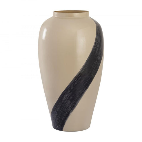 Elk Brushstroke Vase Small in Cream Model: H0897-10973