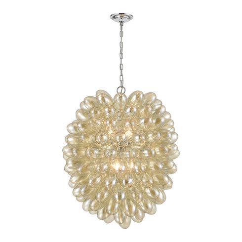 Elk Bubble Up CHANDELIER in Chrome Finish Model: D4372