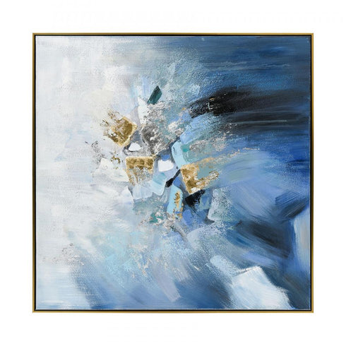 Elk Bursts WALL ART in Blue Finish Model: S0016-8135