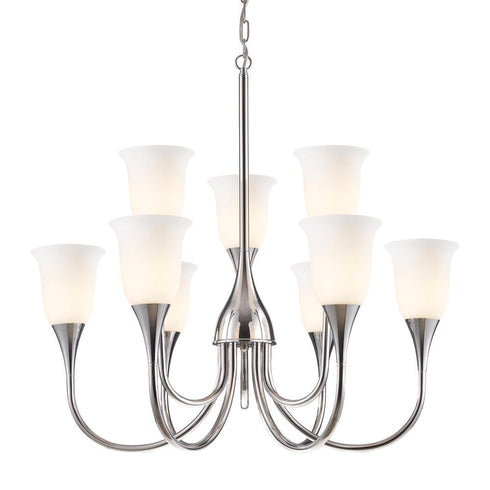 Elk Cabaret 9 Light CHANDELIER in Polished Chrome Finish Model: 10019/6+3
