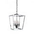 Elk Cage 12 Inch Wide 4 Light Pendant in Matte Black Model: 1080-MB-NG