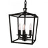 Elk Cage 8.5 Inch Wide 3 Light Pendant in Matte Black Model: 1084-MB-NG