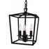 Elk Cage 8.5 Inch Wide 3 Light Pendant in Matte Black Model: 1084-MB-NG