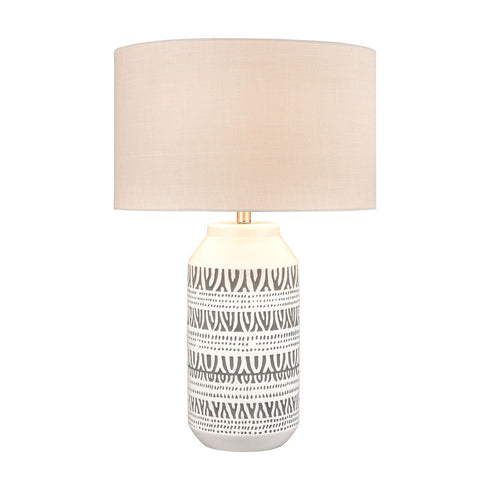 Elk Calabar TABLE LAMP in White Finish Model: S0019-8044