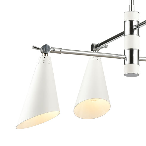 Elk Calder CHANDELIER in Polished Chrome Finish Model: 89206/4
