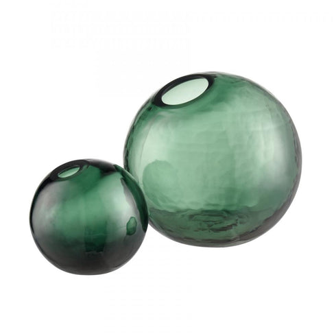 Elk Calla Vase Large (2 pack) (2 pack) in Forest Green Finish Model: S0014-10119