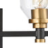 Elk Cambria VANITY LIGHT in Matte Black Finish Model: 15402/3