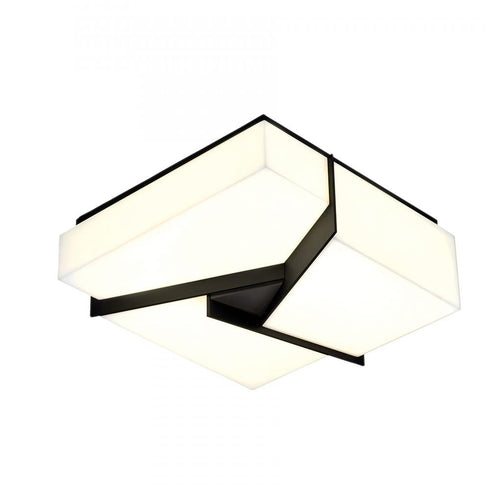 Elk Candeau 12.75 Inch Wide Integrated LED Flush Mount in Matte Black Model: 5396-MB-MA