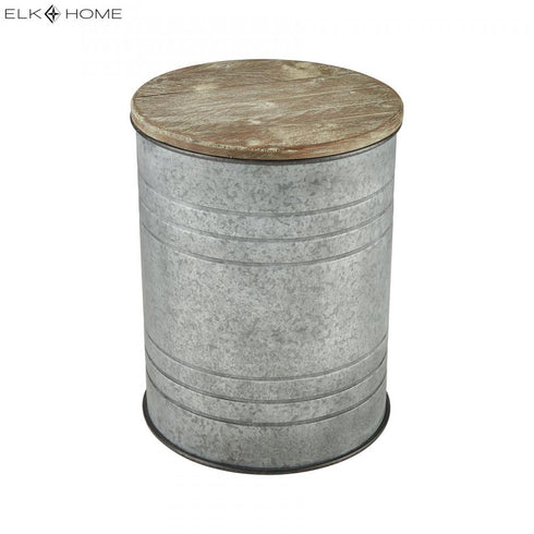 Elk Cannes ACCENT TABLE in Galvanized Finish Model: 3138-412
