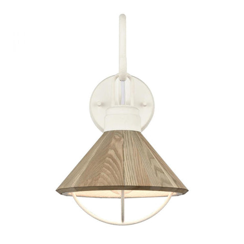Elk Cape May 15.5 Inch High 1 Light Sconce in White Coral Model: 63154/1