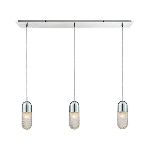Elk Capsula 3 Light MINI PENDANT in Polished Chrome Finish Model: 56661/3LP