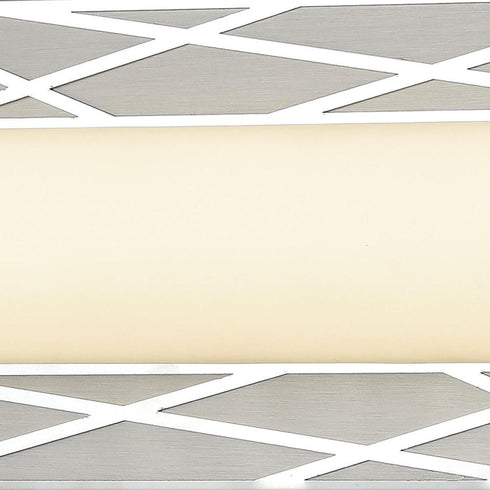 Elk Captiva VANITY LIGHT in Polished Stainless Matte Nickel Matte Nickel Finish Model: 85131/LED