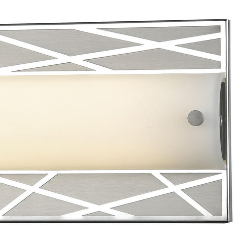 Elk Captiva VANITY LIGHT in Polished Stainless Matte Nickel Matte Nickel Finish Model: 85131/LED