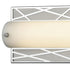 Elk Captiva VANITY LIGHT in Polished Stainless Matte Nickel Matte Nickel Finish Model: 85131/LED