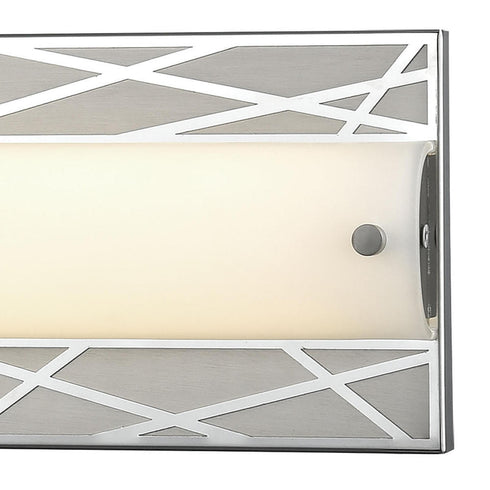 Elk Captiva VANITY LIGHT in Polished Stainless Matte Nickel Matte Nickel Finish Model: 85132/LED