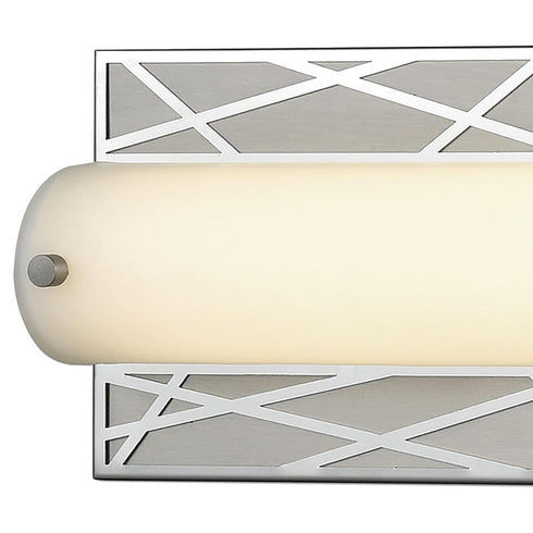 Elk Captiva VANITY LIGHT in Polished Stainless Matte Nickel Matte Nickel Finish Model: 85132/LED