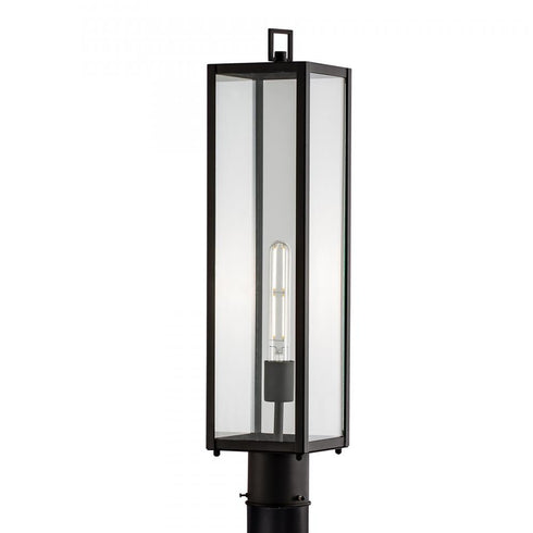 Elk Capture 24.5 Inch High 1 Light Outdoor Post Light in Matte Black Model: 1188-MB-CL