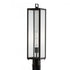 Elk Capture 24.5 Inch High 1 Light Outdoor Post Light in Matte Black Model: 1188-MB-CL