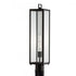 Elk Capture 24.5 Inch High 1 Light Outdoor Post Light in Matte Black Model: 1188-MB-CL