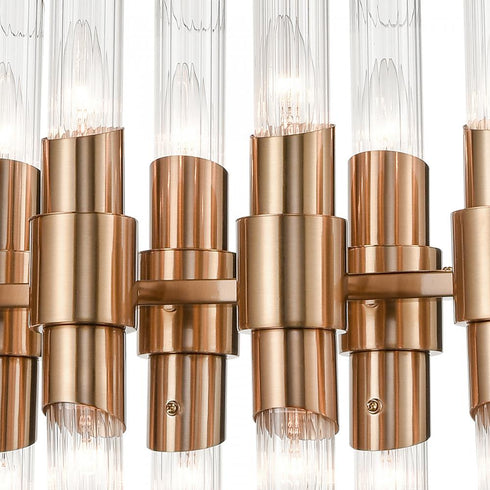 Elk Carisbrooke ISLAND LIGHT in Burnished Brass Finish Model: D4457
