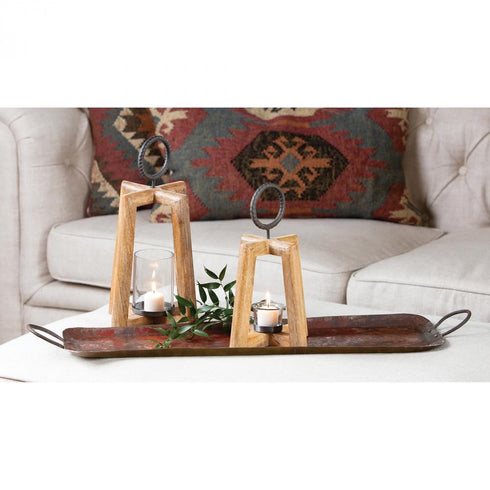 Elk Carmel CANDLE CANDLE HOLDER in Natural Finish Model: 404689
