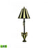 Elk Carnival Stripe 32 Inch High 1 Light Table Lamp in Antique Black Includes LED Bulb Model: 91-234-LED