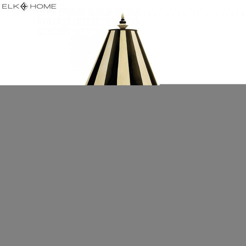Elk Carnival Stripe TABLE LAMP in Antique Black Finish Model: 91-234