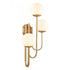 Elk Caroline 28 Inch High 3 Light Left Sconce Brushed Gold Model: 89673/3