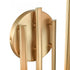 Elk Caroline 28 Inch High 3 Light Left Sconce Brushed Gold Model: 89673/3