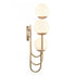 Elk Caroline 28 Inch High 3 Light Right Sconce Brushed Gold Model: 89674/3