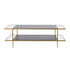 Elk Carrick Coffee Table in Dark Mahogany Model: H0805-9917