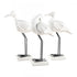Elk Carroll Bird Sculpture Set of 3 (4 pack) (4 pack) in White Finish Model: S0037-9170/S3