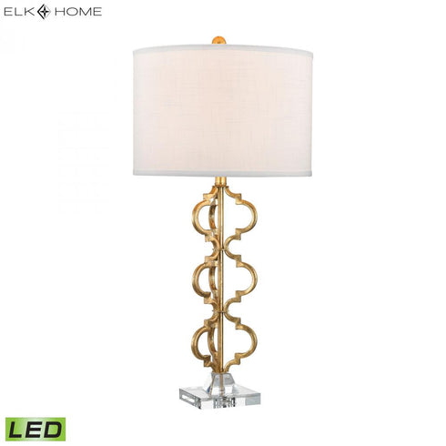 Elk Castile 32 Inch High 1 Light Table Lamp in Gold Leaf Includes LED Bulb Model: D2931-LED