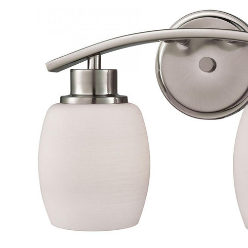 Elk Casual Mission VANITY LIGHT in Brushed Nickel Finish Model: CN170212