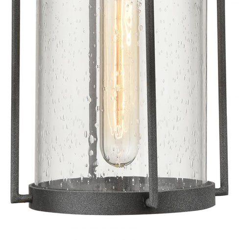 Elk Catalonia 13.5 Inch High 1 Light Outdoor Sconce in Distressed Zinc Model: 69721/1