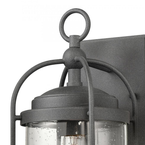 Elk Catalonia 13.5 Inch High 1 Light Outdoor Sconce in Distressed Zinc Model: 69721/1