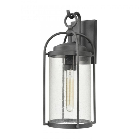 Elk Catalonia 17.5 Inch High 1 Light Outdoor Sconce in Distressed Zinc Model: 69720/1