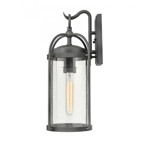Elk Catalonia 17.5 Inch High 1 Light Outdoor Sconce in Distressed Zinc Model: 69720/1