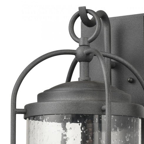 Elk Catalonia 19 Inch High 2 Light Outdoor Sconce in Distressed Zinc Model: 69730/2