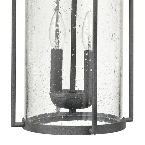 Elk Catalonia 19 Inch High 2 Light Outdoor Sconce in Distressed Zinc Model: 69730/2